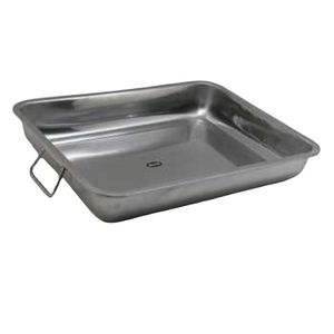 Asadera Rect.baja Acero 45x35