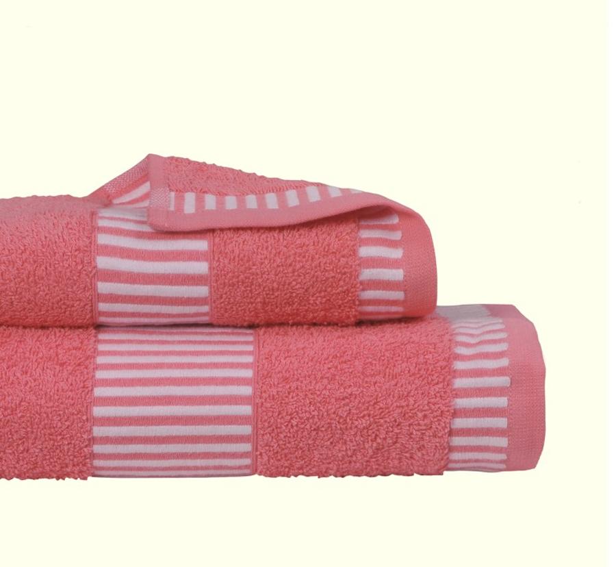 Set 2 Toallas Egiptia Coral 460 Gr
