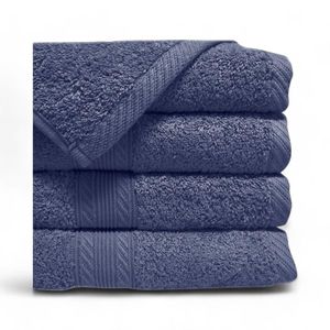 Toalla De Mano Chiteco Lourdes 45x90 Cm Azul Piedra