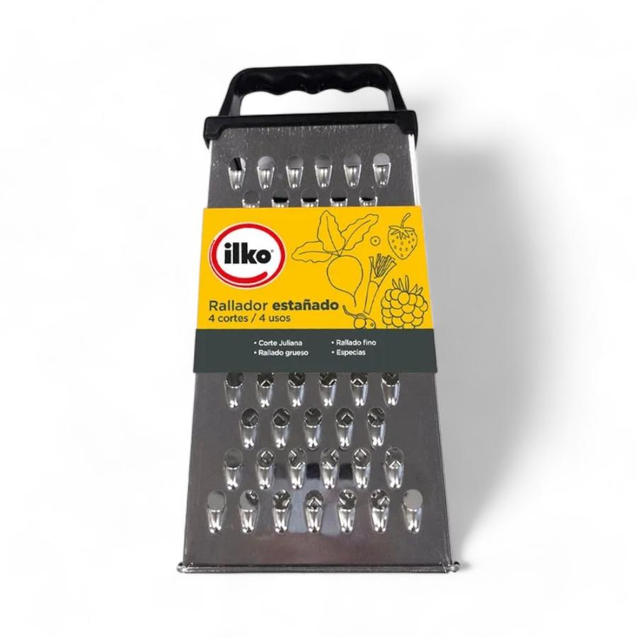 Rallador Cocina Ilko 4 Caras Estañado Clásica
