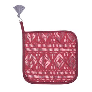 Tomador De Ollas Matiz 20 x 20 Cm Rústico Rojo