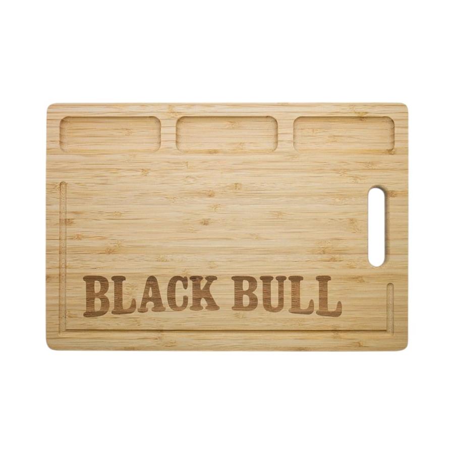 Tabla Madera Bamboo Black Bull 38 cm Café