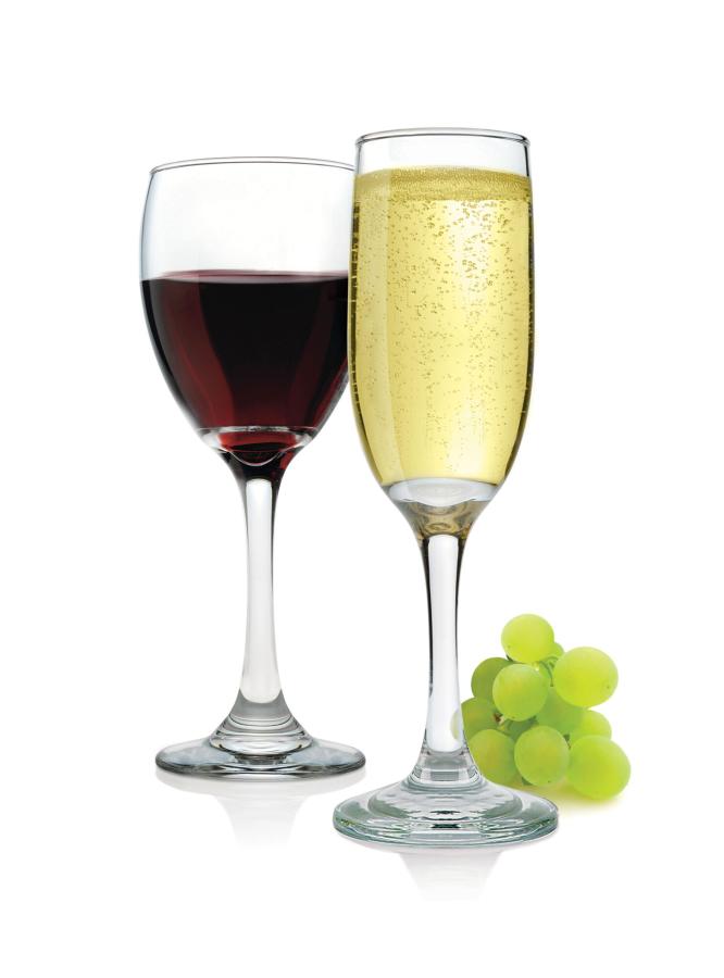 Set 12 Copas Champagne/vino Versalles