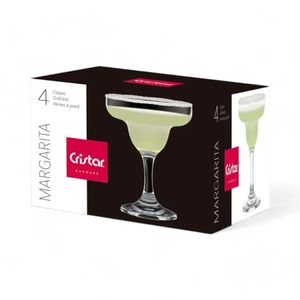 Set 4 Copas Margarita Cristar 266 Cc