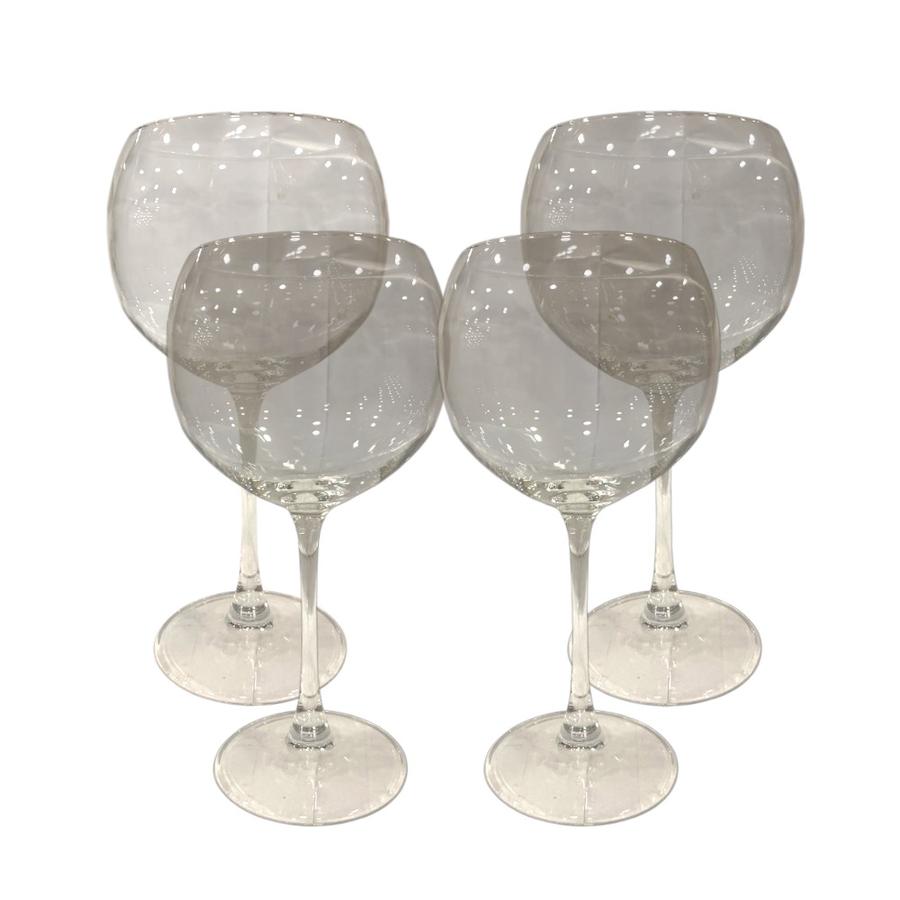 Set De 4 Copas Tipo Gin 620 Ml Transparente