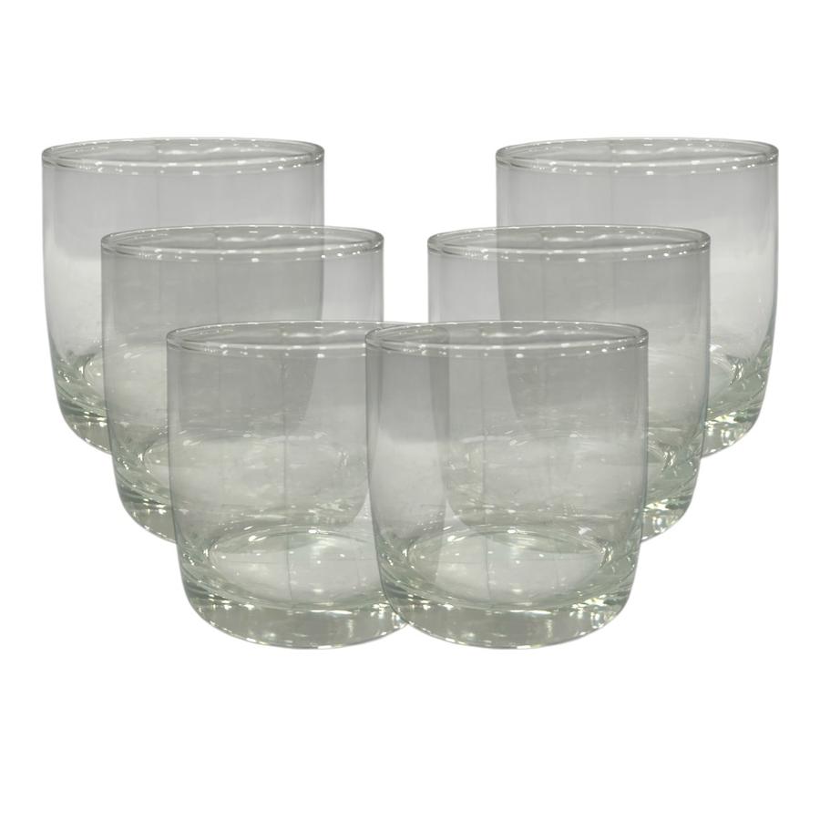 Display 6 Vasos Cristar Monterrey Vidrio Transparente