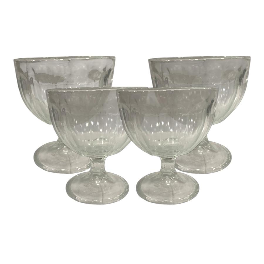 Set de 4 Copas de Postre 420 ml De Vidrio Transparente