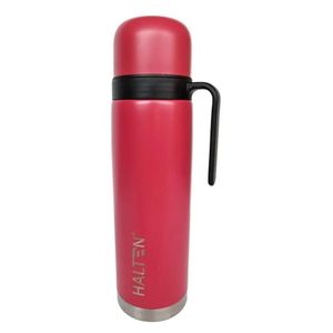 Termo Matero Halten 1 Litro Acero Inoxidable Rojo