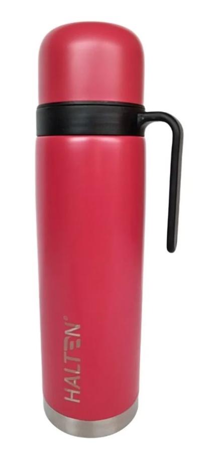 Termo Matero Halten 1 Litro Acero Inoxidable Rojo