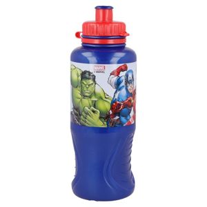 Botella Deportiva Intek Avengers 400Ml Azul