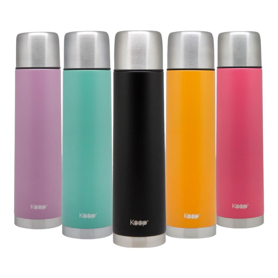 Termo Bala 1.0 L Keep Rubber Multicolor