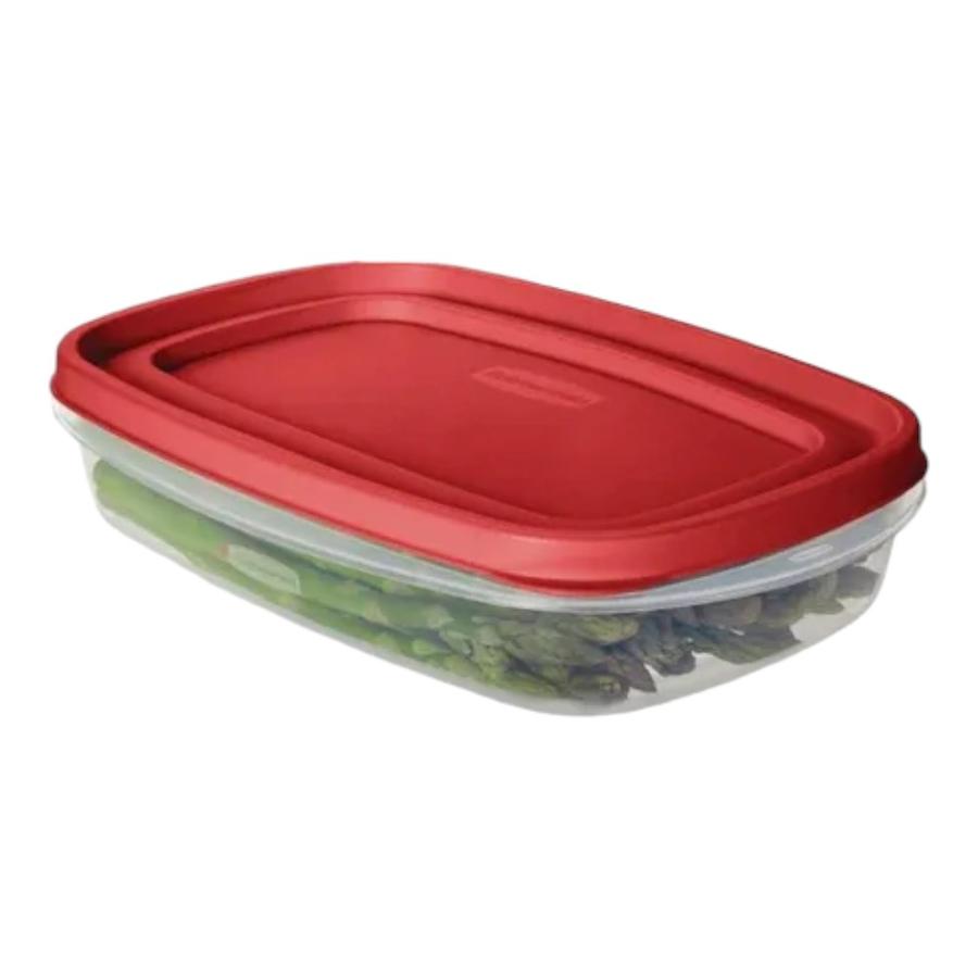 Hermetico Easy Find Lids Rectangular 1,3Lt Rojo
