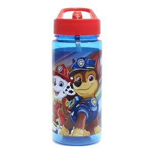 Botella Con Bombilla Paw Patrol 500Ml Azul