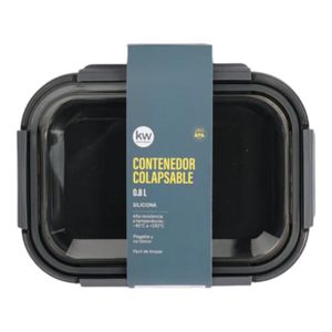 Hermetico Colapsable Silicona KW 800Ml Gris