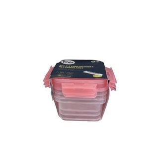 Set 3 Contenedores Rectangulares 500Ml kw