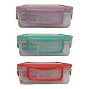 Hermetico Keep 600Ml Cuadrado 1 Pza Multicolor