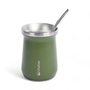 Mate Acero Inoxidable Con Bombilla Lhotse Green