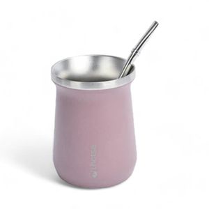 Mate Acero Inoxidable Con Bombilla Lhotse Pink