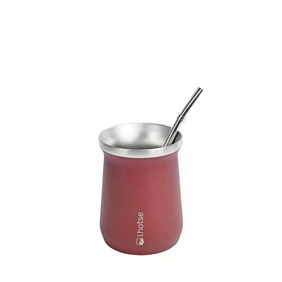 Mate Acero Inoxidable Con Bombilla Lhotse Red