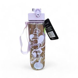 Botella Disney Mickey Mouse 1 Litro Rosado/Nude