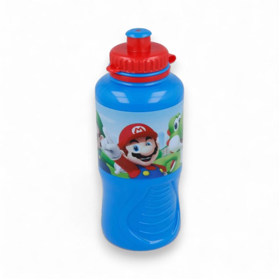 Botella Infantil Mario Bros Ergo Sport 400 Ml Azul