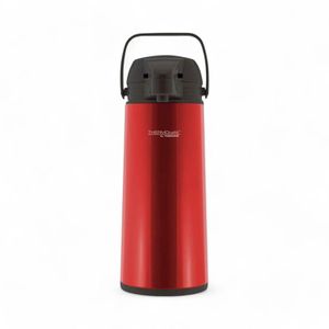 Termo Sifón Thermos 1.9 Litros Vidrio Rojo