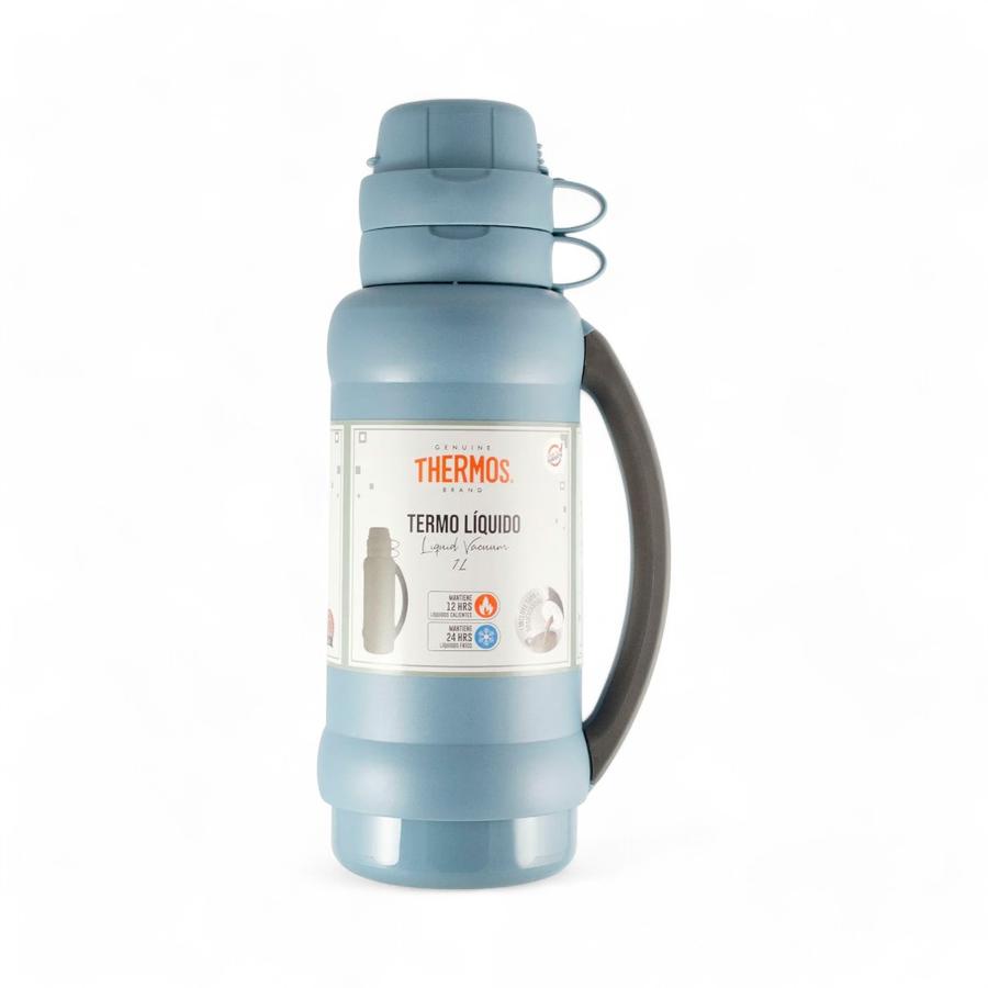 Termo Matero Thermos Con Vertedor 1 Litro Gris Stone