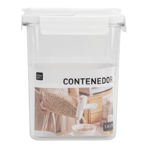 Contenedor Cereal Pet 1800 Ml 15,5 x 10,5 x 19 Cm Home Well