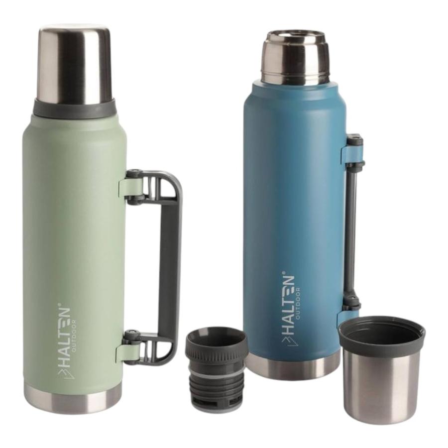 Termo Outdoor 1,3 Lts Acero Inoxidable Halten Surtido