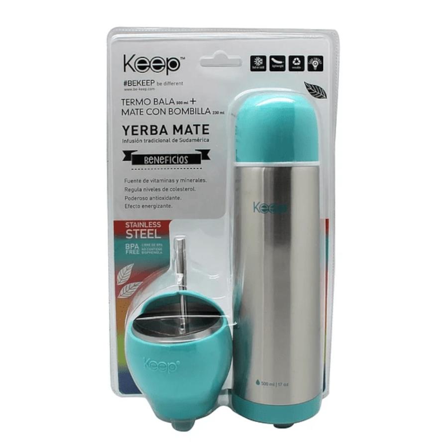 Set Mate 220 Ml + Termo Bala 500 Ml Keep Surtido