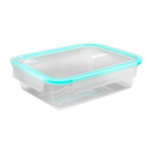 Contenedor Hermético Vidrio Rectangular 2000 Cc