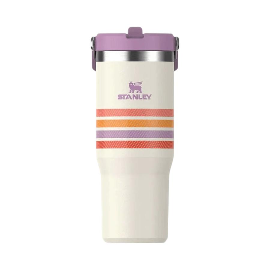 Termo Stanley Flip Straw 887 Ml Beige/Lila