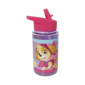 Botella con Bombilla Paw Patrol Rosada
