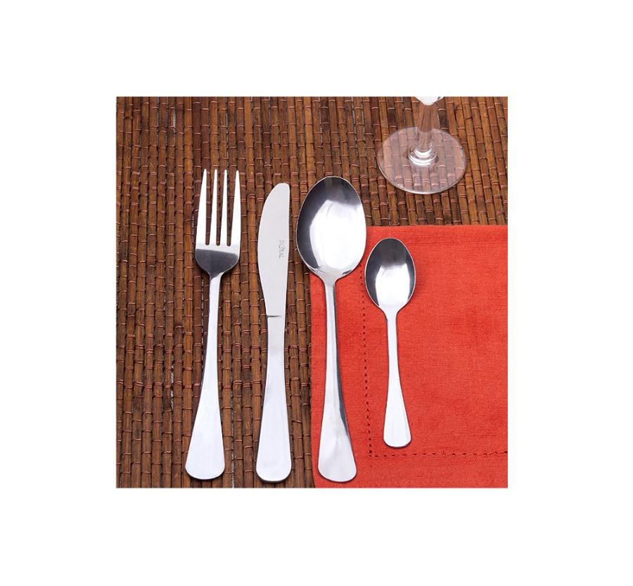 Set De Cuchillería Doral Praga 24 Unidades Acero Inoxidable