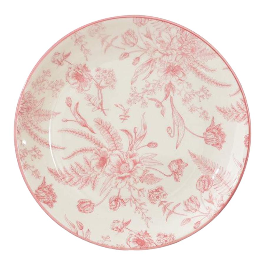 Plato De Entrada Hallen 19 Cm Rosado