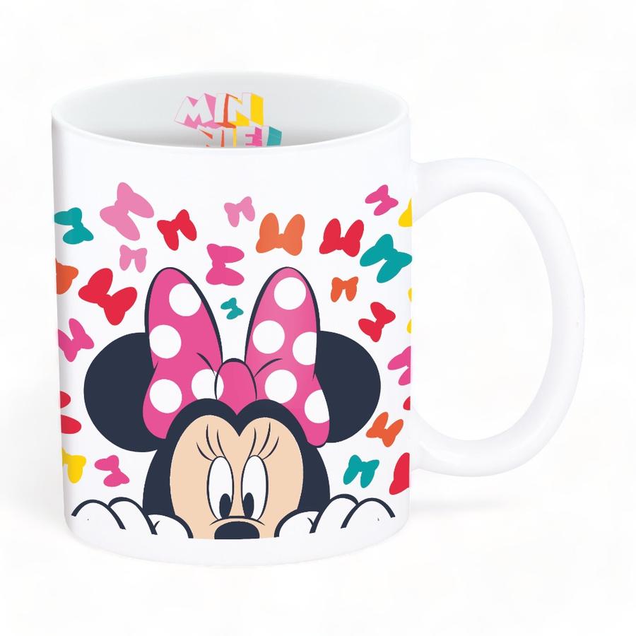 Tazón Cerámica Minnie Mouse Lazo 320Ml Multicolor