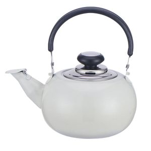 Tetera Doral Diana 800 Ml Acero Inoxidable Marfil