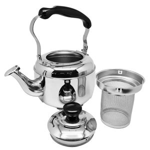 Tetera Agua Clásica Condor 14 Cm 1 Litro Acero + Infusor