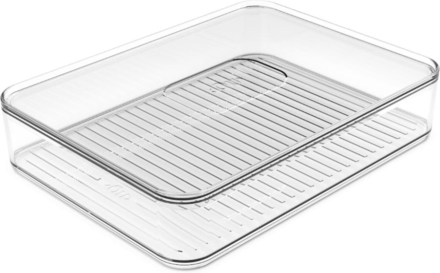 Contenedor Ou Jamón/Queso Clear Transparente