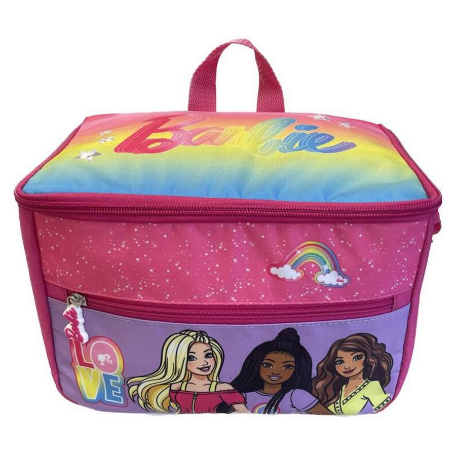 Lonchera Infantil Cuadrada Diseño Barbie