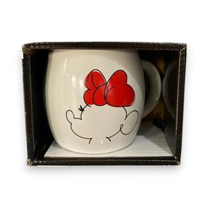 Tazón Ceramica Minnie Mouse Redondo 380 Ml Blanco