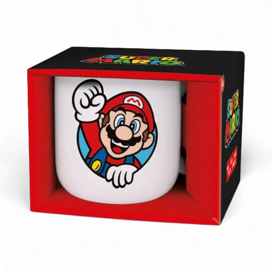 Tazón Ceramica Super Mario Bros 2 380 Ml Blanco
