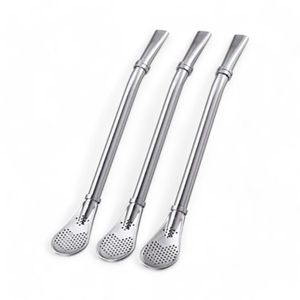 Set 6 Bombillas De Mate 17.5x2 Cm Acero Inoxidable