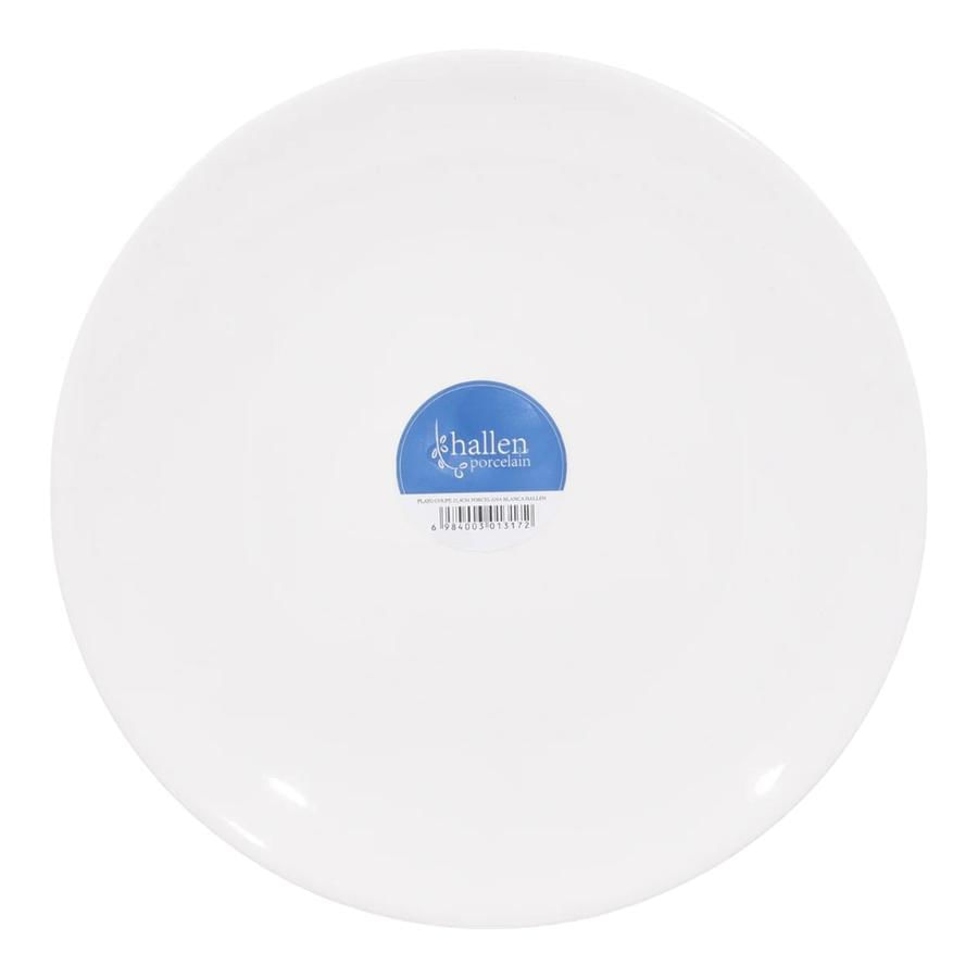 Plato Comida Coupe 25,4 Cm Porcelana Hallen Blanco