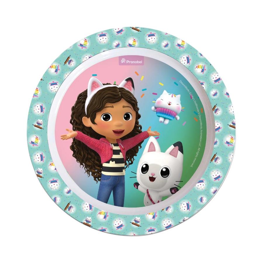 Plato Melamina La Casa de Gabby 20 cm