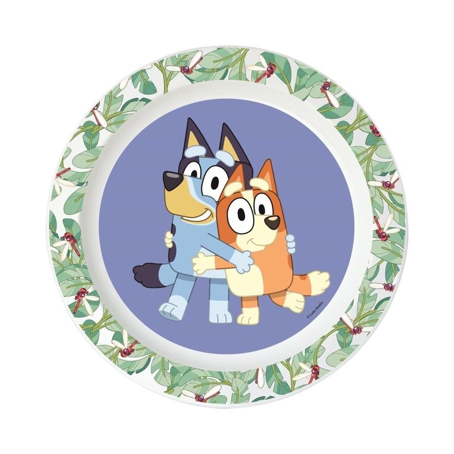 Plato Infantil Bluey Apto para Microondas