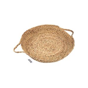 Panera Canasto Rattan Redondo 38X7 Cm Home Well Beige