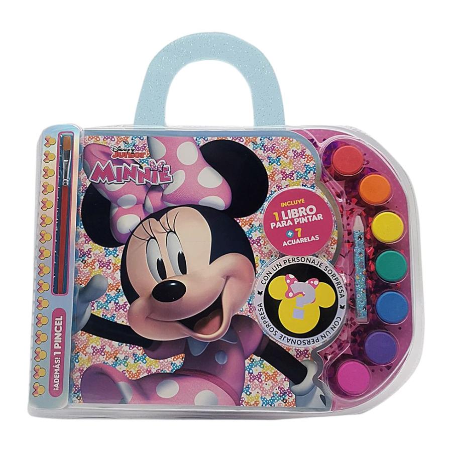 Set Infantil Acuarelas Minnie Mouse