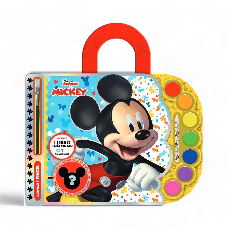 Set De Acuarelas Mickey Mouse Infantil