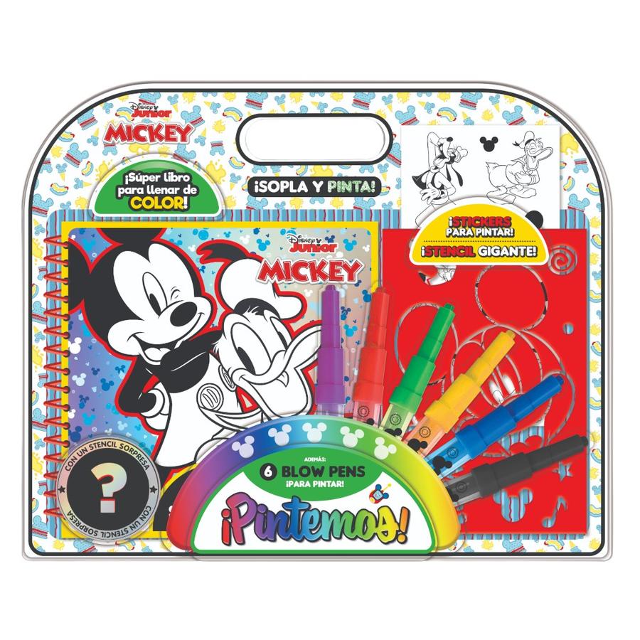 Set Para Colorear Super Pintemos Mickey